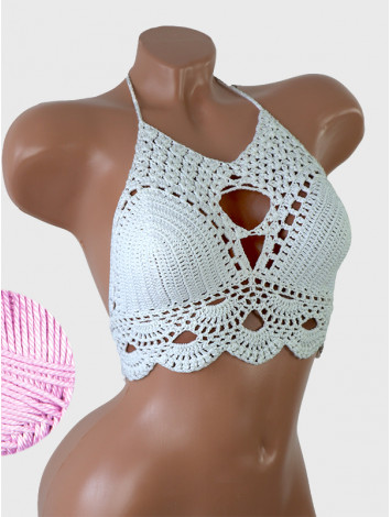 Murmuring Garden: Petal-Soft Secrets - Топ В'язаний Гачком