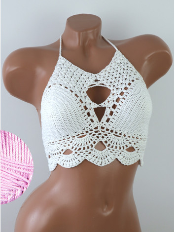 Murmuring Garden: Petal-Soft Secrets - Топ В'язаний Гачком