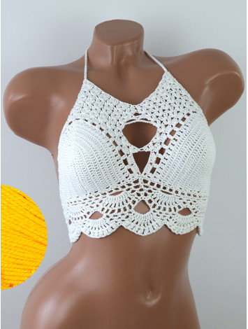 Murmuring Garden: Petal-Soft Secrets - Топ В'язаний Гачком