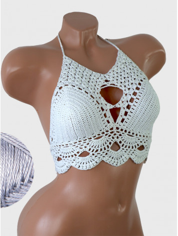 Murmuring Garden: Petal-Soft Secrets - Топ В'язаний Гачком