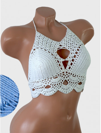 Murmuring Garden: Petal-Soft Secrets - Топ В'язаний Гачком