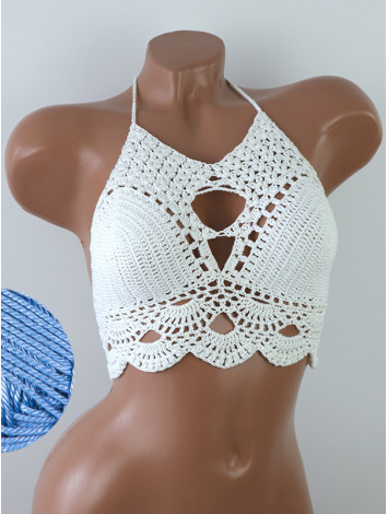 Murmuring Garden: Petal-Soft Secrets - Топ В'язаний Гачком