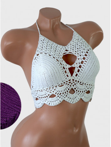 Murmuring Garden: Petal-Soft Secrets - Топ В'язаний Гачком