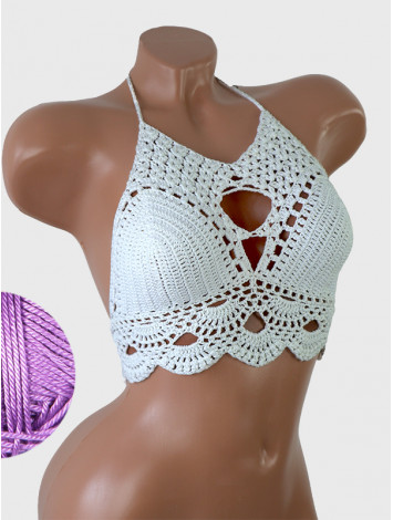 Murmuring Garden: Petal-Soft Secrets - Топ В'язаний Гачком