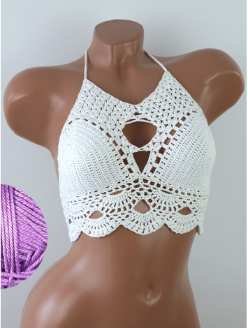 Murmuring Garden: Petal-Soft Secrets - Топ В'язаний Гачком