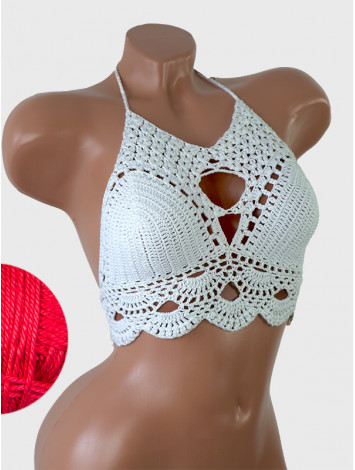 Murmuring Garden: Petal-Soft Secrets - Топ В'язаний Гачком