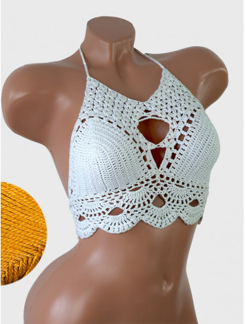 Murmuring Garden: Petal-Soft Secrets - Топ В'язаний Гачком