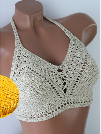 Dreamlike Art Style: Moonbeam Romance - Топ В'язаний Гачком