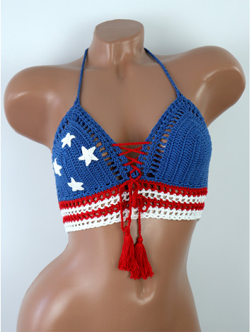 4th of July: Independence Day - Топ В'язаний Гачком