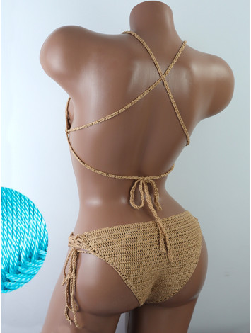 Thalassa Threads: Oceana's Euphony - Купальник В'язаний Гачком