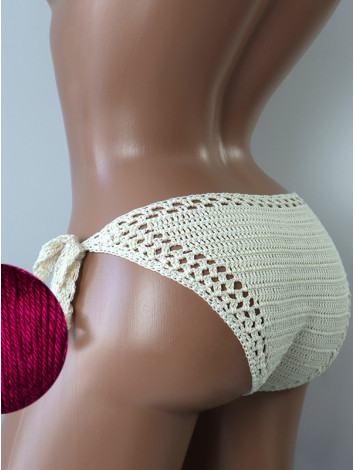 Boho Waves: Sunkissed Stitches - Низ Бікіні В'язаний Гачком