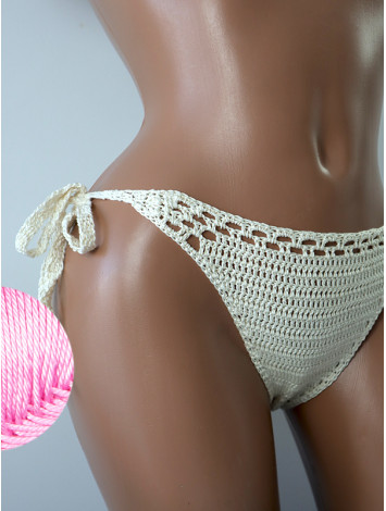 Boho Waves: Sunkissed Stitches - Низ Бікіні В'язаний Гачком