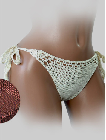 Boho Waves: Sunkissed Stitches - Низ Бікіні В'язаний Гачком