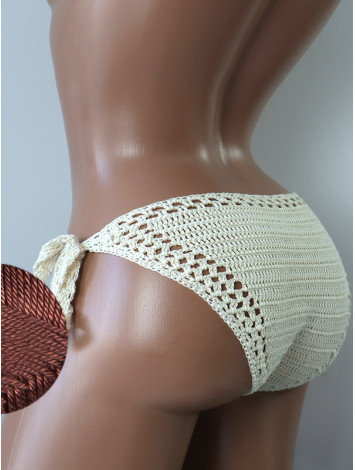 Boho Waves: Sunkissed Stitches - Низ Бікіні В'язаний Гачком
