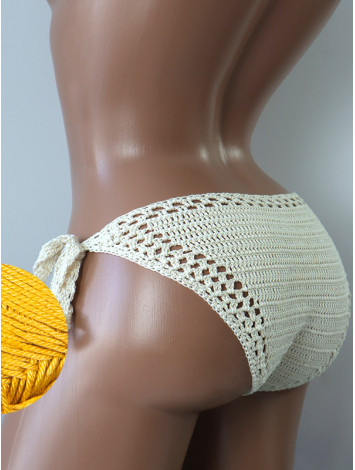 Boho Waves: Sunkissed Stitches - Низ Бікіні В'язаний Гачком