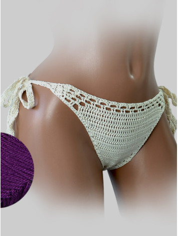 Boho Waves: Sunkissed Stitches - Низ Бікіні В'язаний Гачком