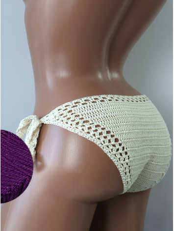 Boho Waves: Sunkissed Stitches - Низ Бікіні В'язаний Гачком