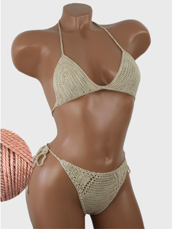 Twilight Embrace: Evening silence - Купальник В'язаний Гачком