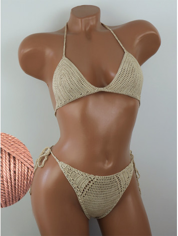 Twilight Embrace: Evening silence - Купальник В'язаний Гачком