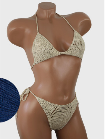 Twilight Embrace: Evening silence - Купальник В'язаний Гачком