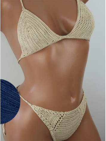 Twilight Embrace: Evening silence - Купальник В'язаний Гачком