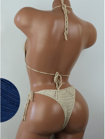 Twilight Embrace: Evening silence - Купальник В'язаний Гачком