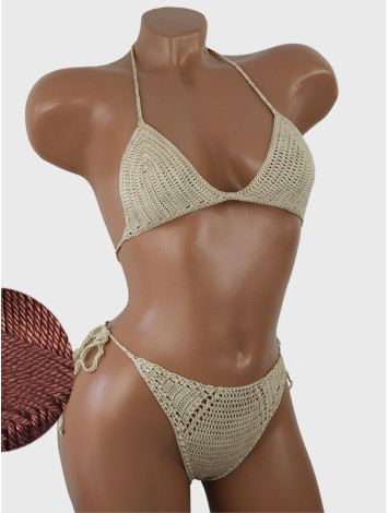 Twilight Embrace: Evening silence - Купальник В'язаний Гачком