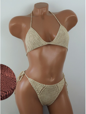 Twilight Embrace: Evening silence - Купальник В'язаний Гачком