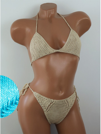 Twilight Embrace: Evening silence - Купальник В'язаний Гачком