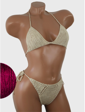 Twilight Embrace: Evening silence - Купальник В'язаний Гачком