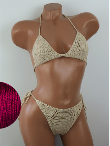 Twilight Embrace: Evening silence - Купальник В'язаний Гачком