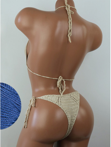 Twilight Embrace: Evening silence - Купальник В'язаний Гачком