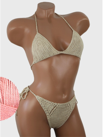 Twilight Embrace: Evening silence - Купальник В'язаний Гачком