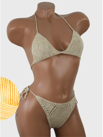 Twilight Embrace: Evening silence - Купальник В'язаний Гачком