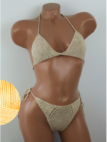 Twilight Embrace: Evening silence - Купальник В'язаний Гачком