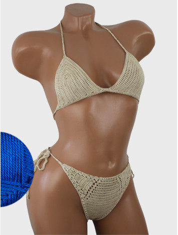 Twilight Embrace: Evening silence - Купальник В'язаний Гачком