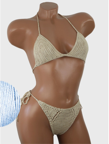 Twilight Embrace: Evening silence - Купальник В'язаний Гачком