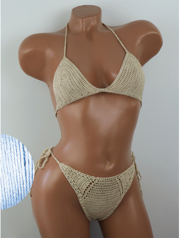 Twilight Embrace: Evening silence - Купальник В'язаний Гачком