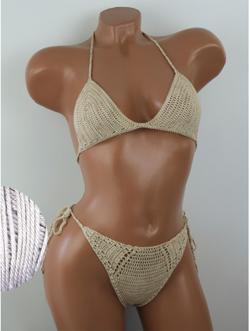 Twilight Embrace: Evening silence - Купальник В'язаний Гачком