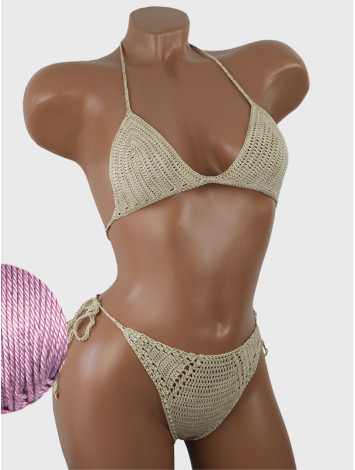 Twilight Embrace: Evening silence - Купальник В'язаний Гачком