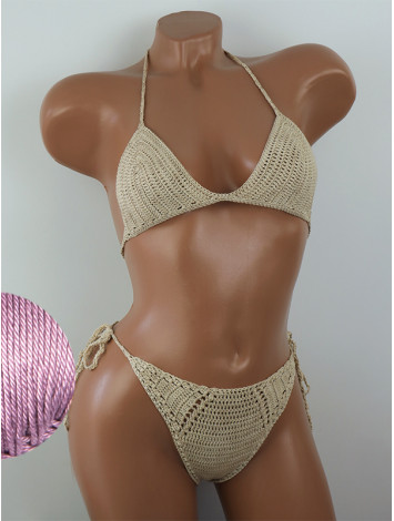 Twilight Embrace: Evening silence - Купальник В'язаний Гачком