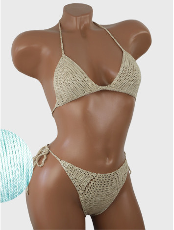 Twilight Embrace: Evening silence - Купальник В'язаний Гачком