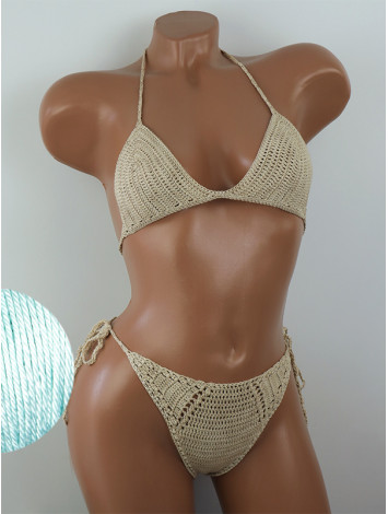 Twilight Embrace: Evening silence - Купальник В'язаний Гачком