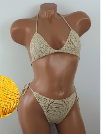 Twilight Embrace: Evening silence - Купальник В'язаний Гачком