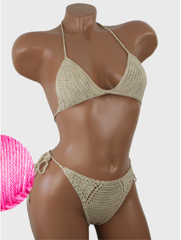 Twilight Embrace: Evening silence - Купальник В'язаний Гачком