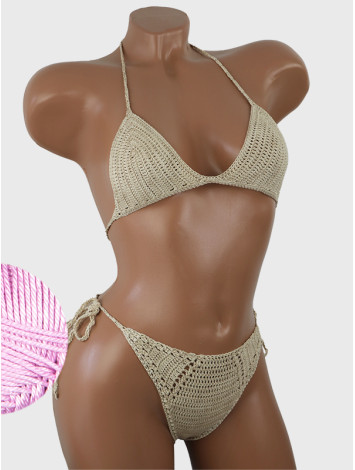 Twilight Embrace: Evening silence - Купальник В'язаний Гачком