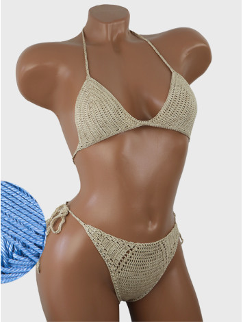 Twilight Embrace: Evening silence - Купальник В'язаний Гачком