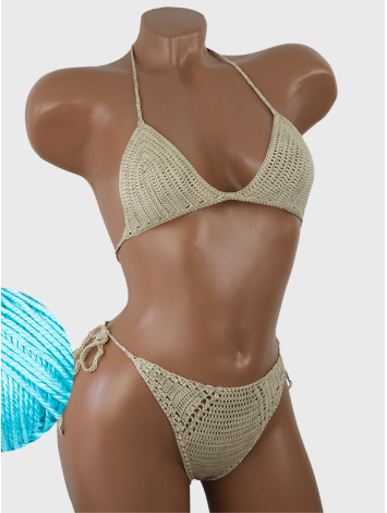 Twilight Embrace: Evening silence - Купальник В'язаний Гачком