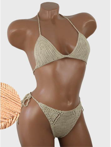 Twilight Embrace: Evening silence - Купальник В'язаний Гачком