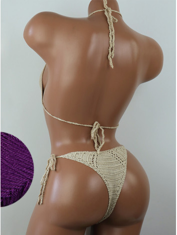 Twilight Embrace: Evening silence - Купальник В'язаний Гачком